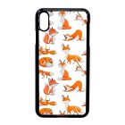 Rajzolt Róka mintás iPhone Xs Max tok