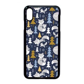 Tündéri Karácsonyi róka mintás iPhone Xs Max tok