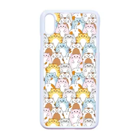 Tündéri Kawaii cica mintás iPhone Xs Max tok