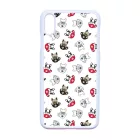 Cuki kávé és kutya mintás iPhone Xs Max tok