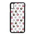 Cuki kávé és kutya mintás iPhone Xs Max tok