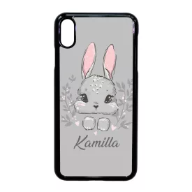 Kerd a neveddel Nyuszika iPhone Xs Max tok