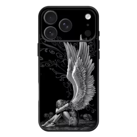 angyal angyalos fekete bukott iPhone 17 Pro Max / 18 Pro Max MagSafe tok
