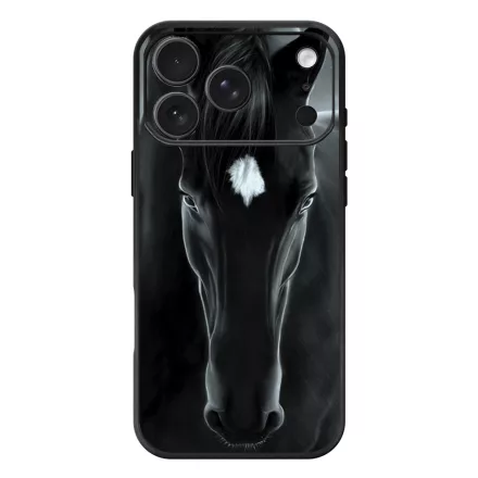 lovas fekete ló iPhone 17 Pro Max / 18 Pro Max MagSafe tok