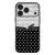 szerelem love fekete fehér pöttyös iPhone 17 Pro Max / 18 Pro Max MagSafe tok