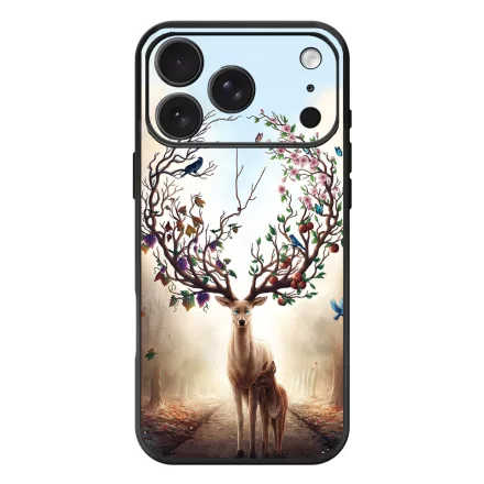 erdő szarvas őz négy évszak iPhone 17 Pro Max / 18 Pro Max MagSafe tok