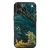 Luxury Blue Aranylo marvany iPhone 17 Pro Max / 18 Pro Max MagSafe tok