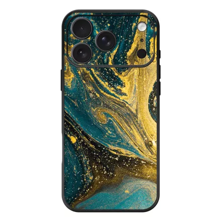 Golden Blue marvanyos marvany mintas iPhone 17 Pro Max / 18 Pro Max MagSafe tok