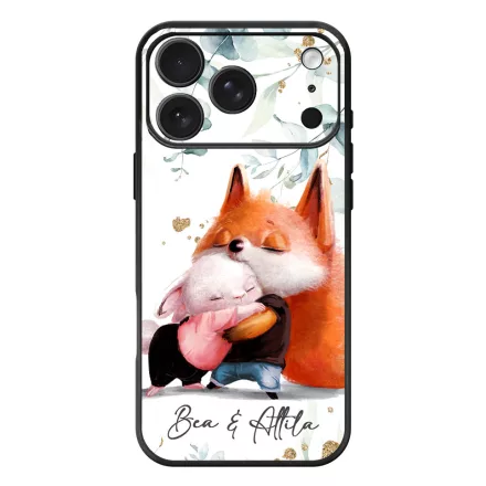 Kerd a neveddel - Nyuszi es Roka - osz iPhone 17 Pro Max / 18 Pro Max MagSafe tok