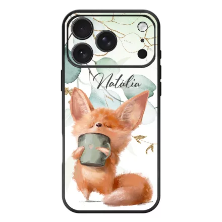 Kerd a neveddel - Fox Coffee - osz iPhone 17 Pro Max / 18 Pro Max MagSafe tok