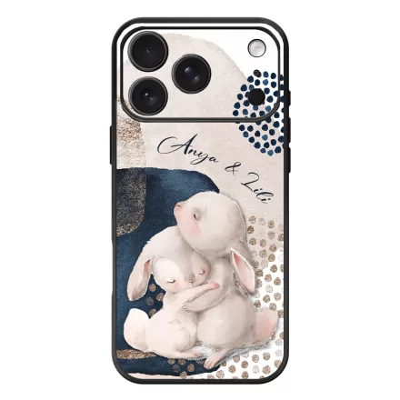 Kerd a neveddel - Cuki nyuszik - osz iPhone 17 Pro Max / 18 Pro Max MagSafe tok