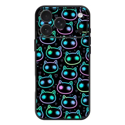 Halloween Macskak - Blue iPhone 17 Pro Max / 18 Pro Max MagSafe tok