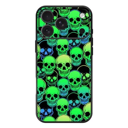 Green Skulls - Halloween iPhone 17 Pro Max / 18 Pro Max MagSafe tok