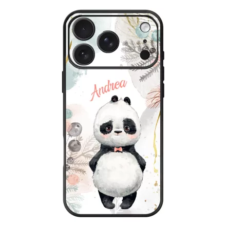 Édes kis Panda - Téli mintás iPhone 17 Pro Max / 18 Pro Max MagSafe tok