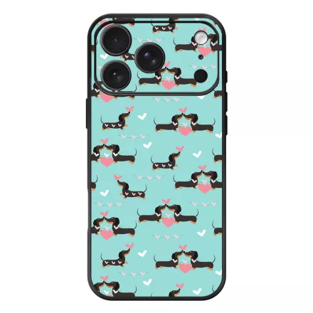 Tündéri kis tacsi kutya mintás iPhone 17 Pro Max / 18 Pro Max MagSafe tok