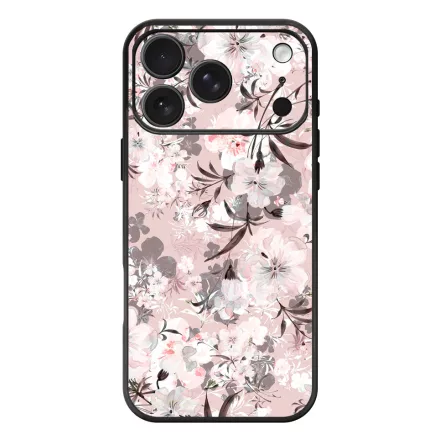 Puderpink tavaszi viragos iPhone 17 Pro Max / 18 Pro Max MagSafe tok