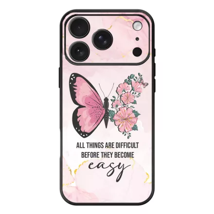 Pillango viragos motivacios iPhone 17 Pro Max / 18 Pro Max MagSafe tok