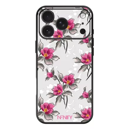 Szépséges pink virágok iPhone 17 Pro Max / 18 Pro Max MagSafe tok