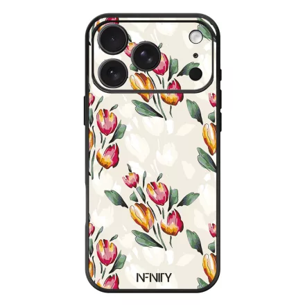Gyönyörű tulipános Art iPhone 17 Pro Max / 18 Pro Max MagSafe tok