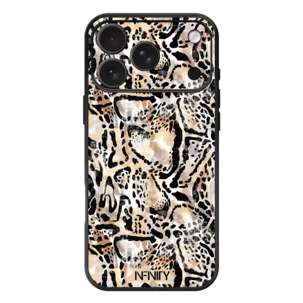 Különleges leopárd mintás iPhone 17 Pro Max / 18 Pro Max MagSafe tok