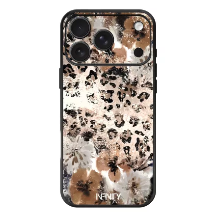 Leopárdos virágok iPhone 17 Pro Max / 18 Pro Max MagSafe tok