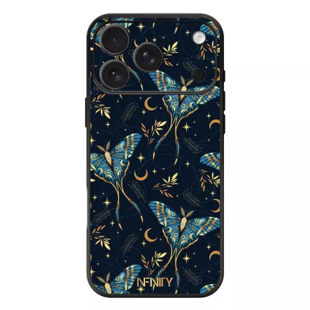 Misztikus kékarany lepke iPhone 17 Pro Max / 18 Pro Max MagSafe tok