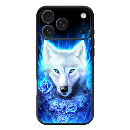 Farkas kék rózsával iPhone 17 Pro Max / 18 Pro Max MagSafe tok