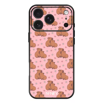 Cuki pink capybara szerelem iPhone 17 Pro Max / 18 Pro Max MagSafe tok