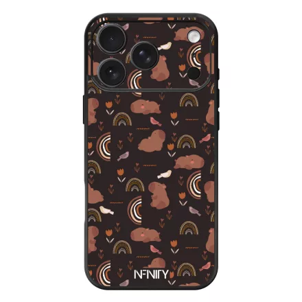 Boho stílusú capybara iPhone 17 Pro Max / 18 Pro Max MagSafe tok