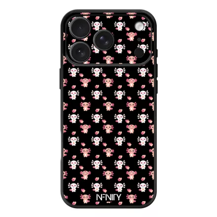 Cuki szivecskés Axolotl iPhone 17 Pro Max / 18 Pro Max MagSafe tok