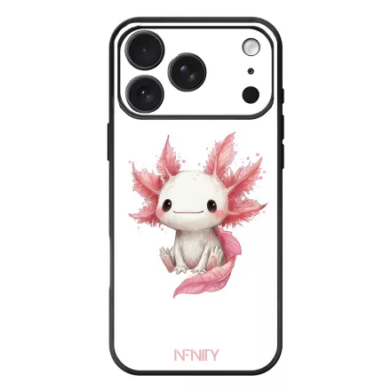 Cuki rajzolt Axolotl iPhone 17 Pro Max / 18 Pro Max MagSafe tok