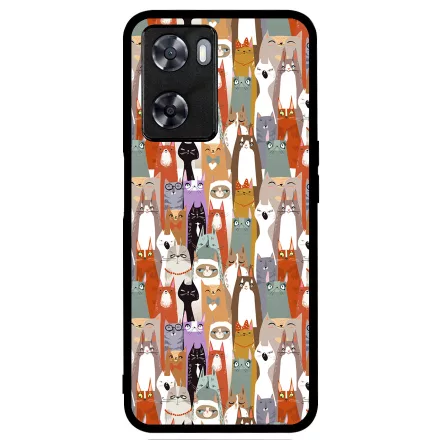 Cuki cica sorakozó Oppo tok