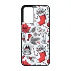 téli karácsonyi mintás textúra Oppo A16s tok