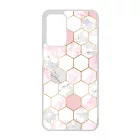 Geometric Rose Gold marvanyos marvany mintas Oppo A16s tok