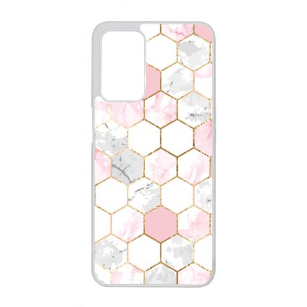 Geometric Rose Gold marvanyos marvany mintas Oppo A16s tok