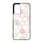 Geometric Rose Gold marvanyos marvany mintas Oppo A16s tok