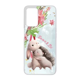 Nyuszi és Süni - Téli mintás Oppo A16s tok