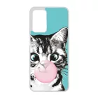 Bubble Cat - cica mintás Oppo A16s tok