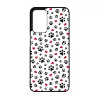 Szívecskés kutya mancs mintás Oppo A16s tok