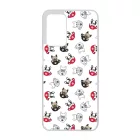 Cuki kávé és kutya mintás Oppo A16s tok