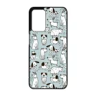 Türkiz aranyos rajzolt kutya mintás Oppo A16s tok