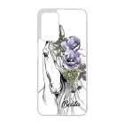 Rajzolt virágos lovas Oppo A16s tok