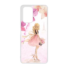 virágos fashion menyasszony párizs paris eiffel torony tavaszi Oppo Reno 7 Lite 5G tok