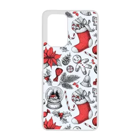 téli karácsonyi mintás textúra Oppo Reno 7 Lite 5G tok