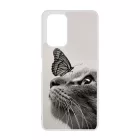 Cica és Pillangó - macskás Oppo Reno 7 Lite 5G tok