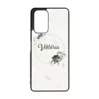 marble marvany mintas Rozsa viragos Oppo Reno 7 Lite 5G tok