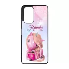 Unikornis és kávé - Téli mintás Oppo Reno 7 Lite 5G tok