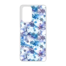 Téli Szépséges Hópihe mintás Oppo Reno 7 Lite 5G tok