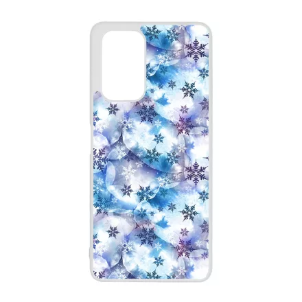 Téli Szépséges Hópihe mintás Oppo Reno 7 Lite 5G tok