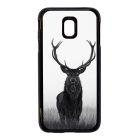 szarvas szarvasos agancs őszi fehér Samsung Galaxy fekete tok